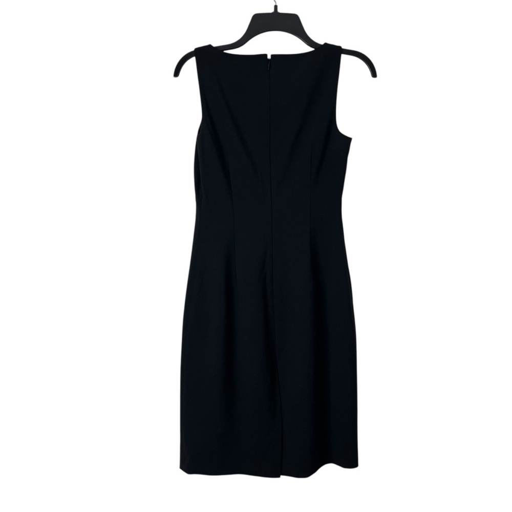 THEORY Black Sheath Dress Sz 0 - Picture 2 of 6
